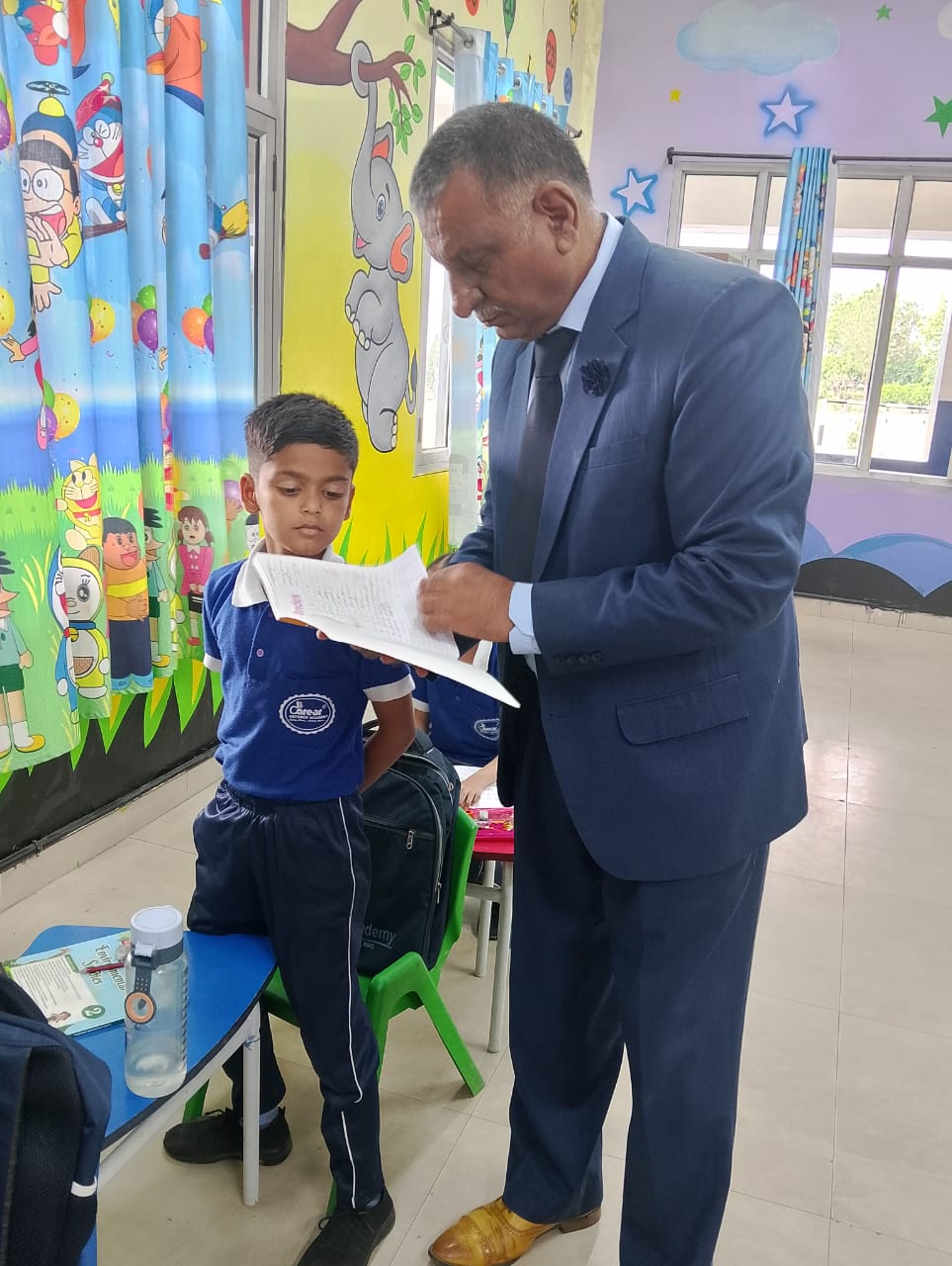 CDS Patiala Principal Sir Inspection in Junior Wing  
