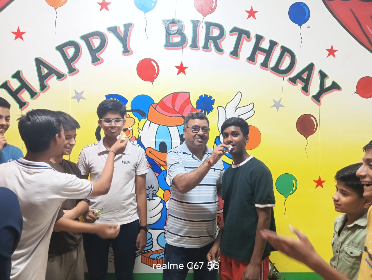 Birthday Celebration of Arnav Rana Class 10th