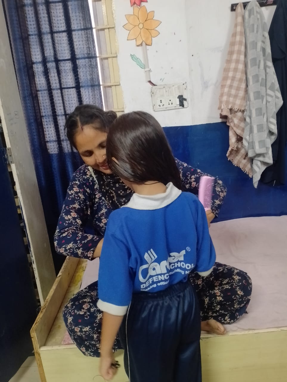 CDS Yamunanagar Care Taker || Wake Up and Ready For School ||