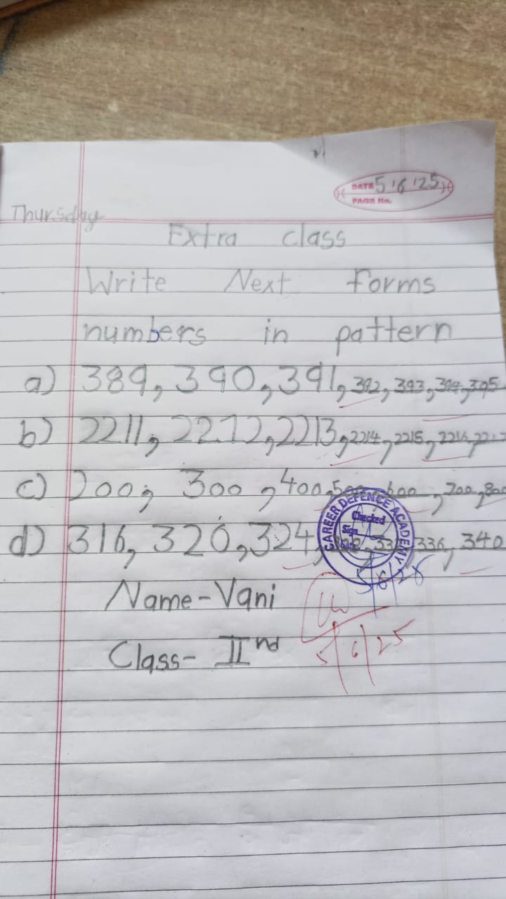 CDS Yamunanagar Notebook Stampting || Subject -Maths || Class 1st to 4th 