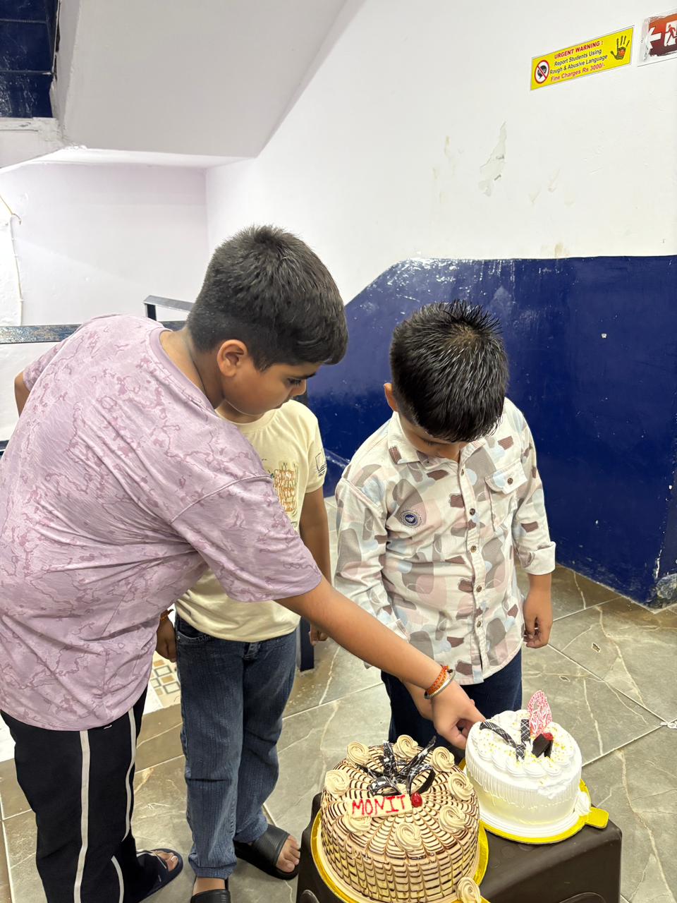 Birthday Celebration CDS Ambala Name- Monit, Class-5th