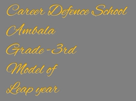 CDS Ambala || Activity- Model of Leap Year || Class 3rd