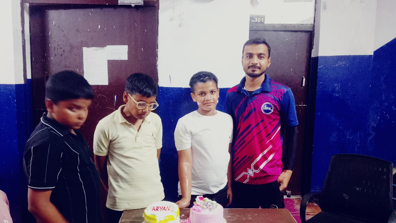 Birthday Celebration CDS Ambala Name- Aryan Patel, Class-6th, From- M.P
