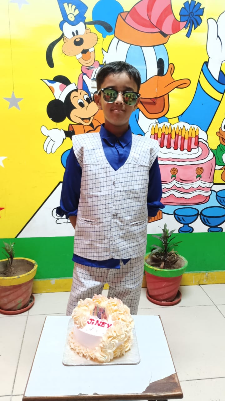 Birthday Boy Jiny Class 4th From Delhi 