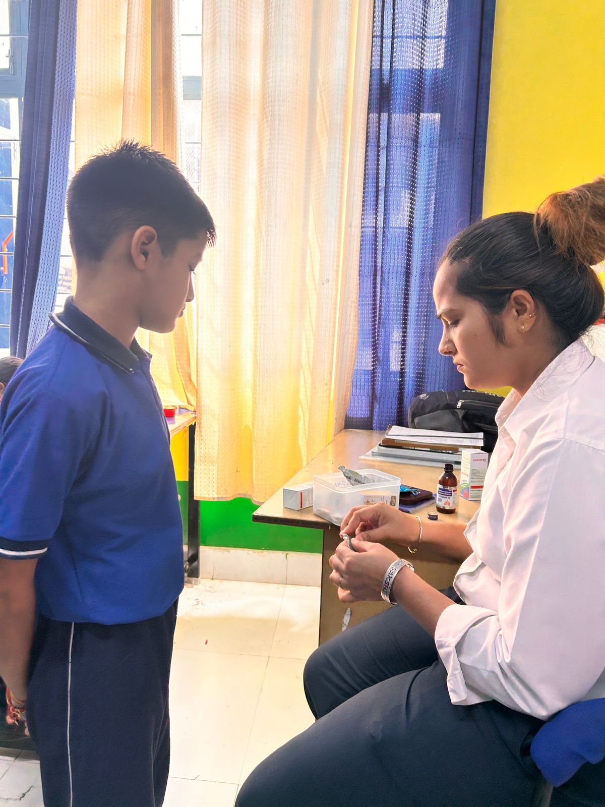 CDS Yamunanagar || Medicine Given || Junior Wing