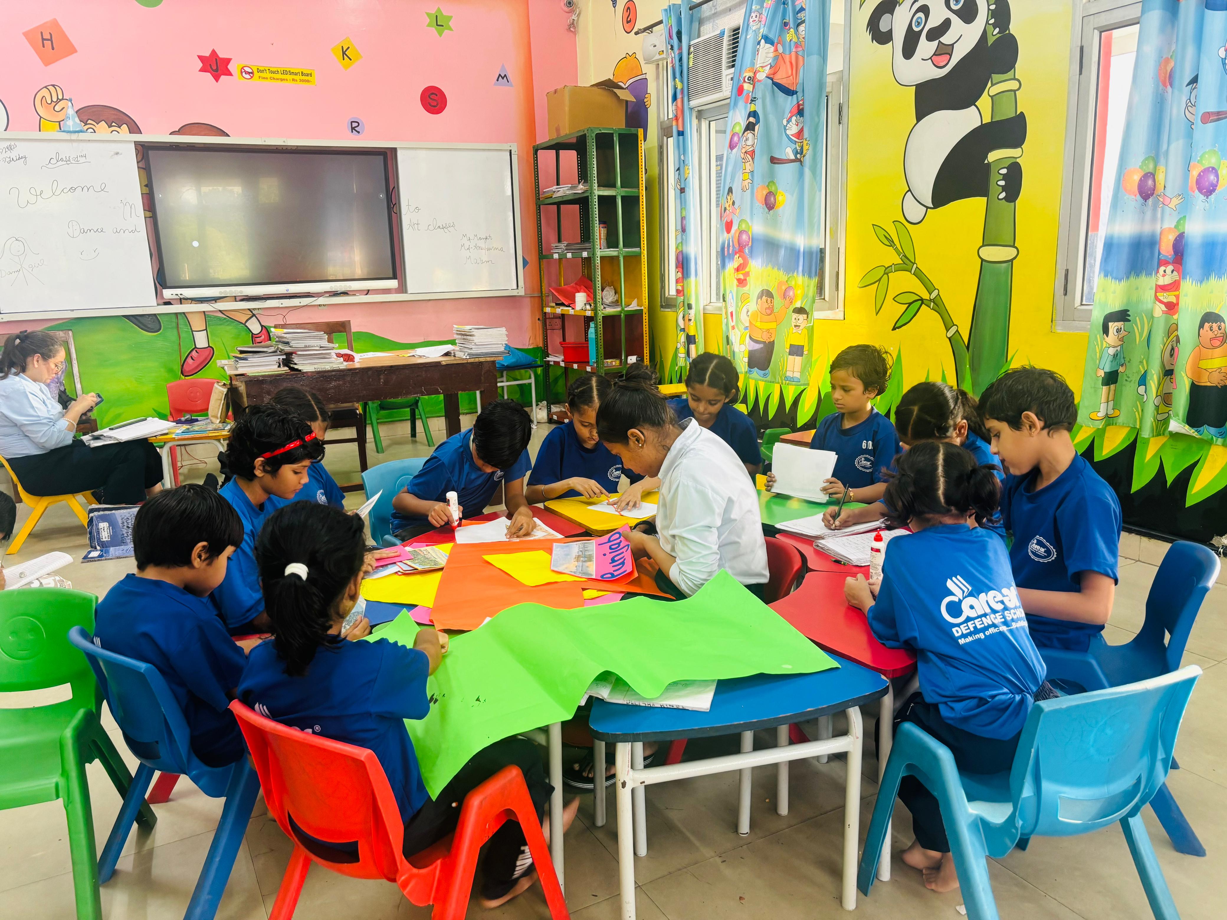 CDS Patiala || Topic- How To Cut Square Shape With Paper || 