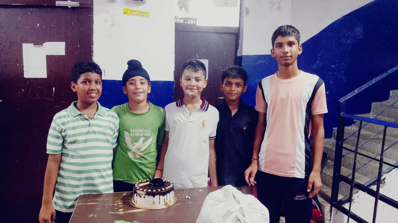 Birthday Celebration CDS Ambala Name- Lakshya Sharma, Class-7th, From- Haryana
