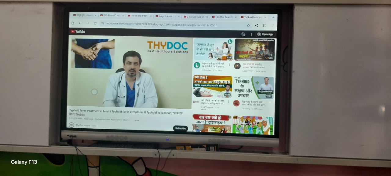 CDS Patiala || Topic- Health Seminar Typhoid Fever || Sub Juniors Wing 