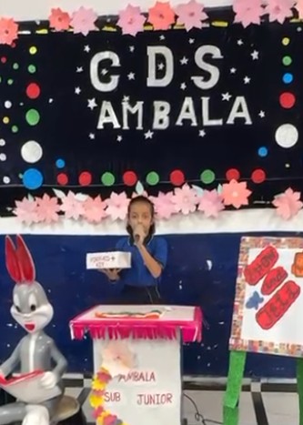 CDS Ambala || Topic- Show and tell competition || Class 1st to 4th
