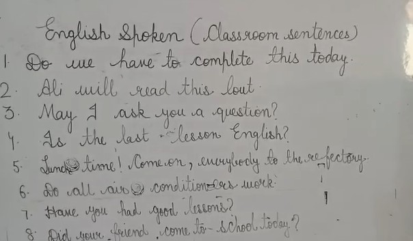 CDS Ambala || Spoken Class || Topic- Classroom Sentences || Class 4th