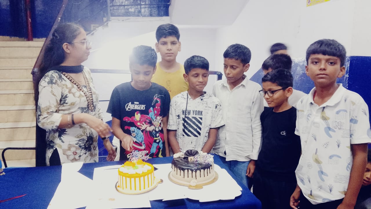 CDS Ambala Birthday Celebration Student name- Aditya,  Class 4th From- Bihar