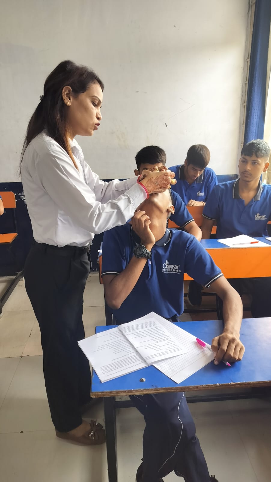 CDS Yamunanagar || Eye Flu Medicine Given in Class ||