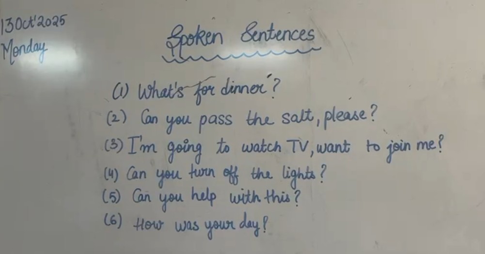 CDS Ambala || English Spoken Class || Class 1st to 4th