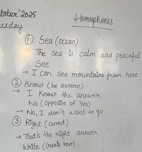 CDS Ambala || Topic- Homophones || Class 4th