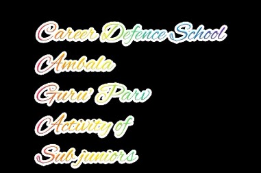 CDS Ambala || Activity- Gurupurab