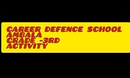 CDS Ambala || Activity- Brain teaser || Class 3rd