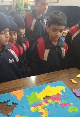 CDS Ambala || Activity - World map || Class 1st & 2nd 