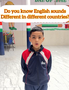 CDS Ambala || Activity- English sounds in different countries || Grade 4th