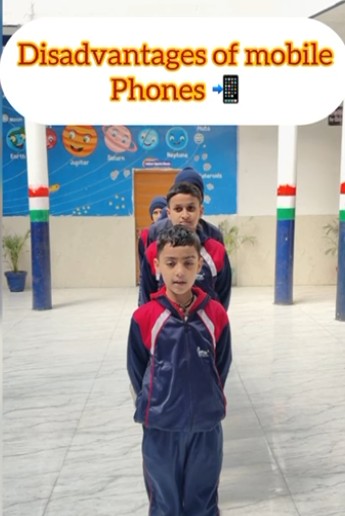 CDS Ambala || Activity- Disadvantages of mobile phones  || Grade 4th 