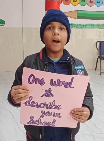 CDS Ambala || Activity- One word to describe your school || Grade 2nd 