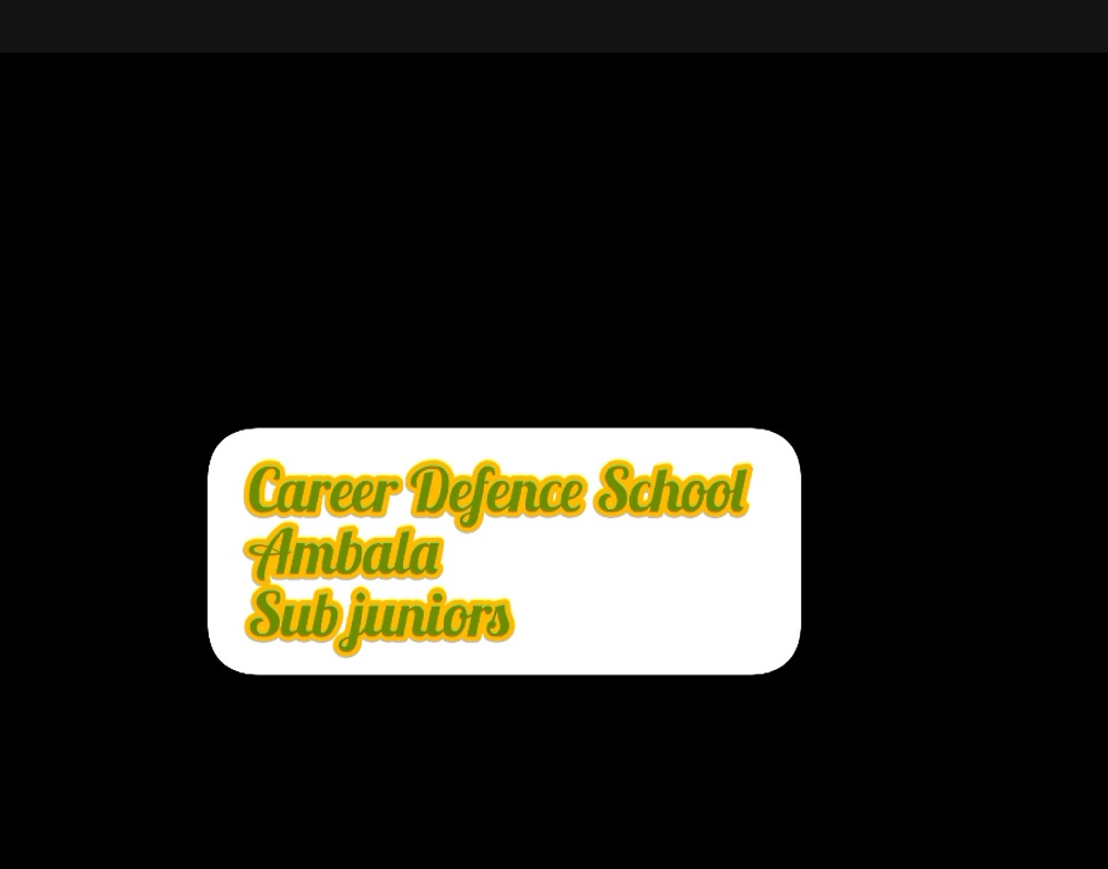 CDS AMBALA || SUBJUNIOR ACTIVITY